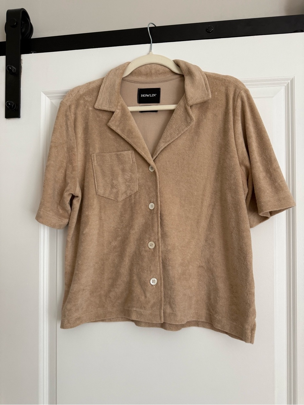 Howlin terry tan button down